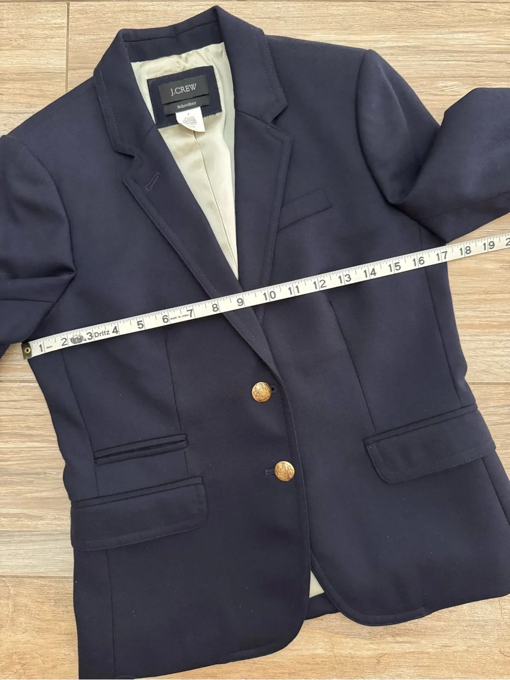 J.Crew Navy Schoolboy Blazer Size 4